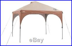 Coleman Instant Canopy With LED Lighting System Tent Outdoor Patio Shelter Gazebo