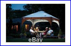 Coleman Instant Canopy with LED Lighting System Brown One Size Free Shipping