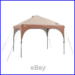 Coleman Instant Canopy with LED Lighting System Tent Outdoor Gazebo Easy