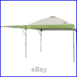 Coleman Instant Straight Swing Wall Canopy 10'x10' Tan/Green Size No Size