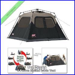 Coleman Instant Tent 6 Person 10' x 9' Outdoor Camping Family Dome Cabin Tents