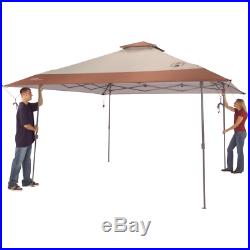 Coleman Instant Tent and Sun Shelter Beach Canopy, 13 x 13 Feet Light Brown