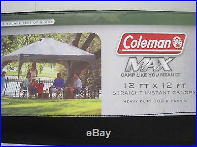 Coleman MAX 12ftx12ft Straight Instant Canopy and Carry Bag