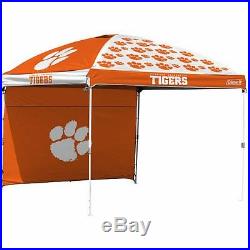 Coleman NCAA 10' x 10' Dome Canopy with Wall, Clemson Tigers