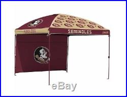 Coleman NCAA 10' x 10' Dome Canopy with Wall FSU Florida State Seminoles NEW
