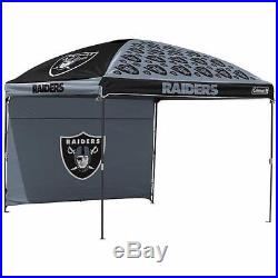 Coleman NFL 10' x 10' Dome Canopy with Wall NO TAX Oakland Raiders