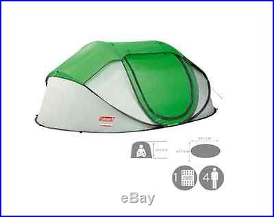 Coleman New 4 Person Instant Pop Up Tent w/ Rainfly 2000014782