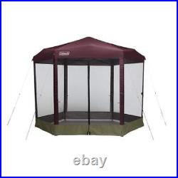 Coleman Pop-Up Tents 9 ft. X 9 ft. Semi-Permanent Rectangle Shape Backhome Red