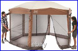 Coleman Screened Canopy Sun Shade 12x10 Tent Gazebo Instant Pop Up Automatic