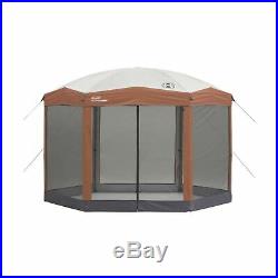 Coleman Screened Canopy Tent with Instant Setup Back Home Screenhouse Sets