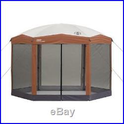 Coleman Screened Canopy Tent with Instant Setup Back Home Screenhouse Sets
