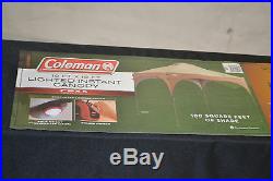 Coleman Shelter Tent, 10ft. X 10ft. Straight Canopy with LED 2000007829
