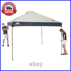 Coleman Straight Leg Instant Outdoor Canopy Shelter, 10 X 10, Tan & Black