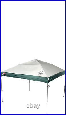 Coleman Straight Leg Instant Outdoor Canopy Shelter, 10 x 10, Green & Black