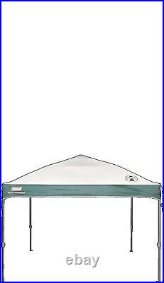 Coleman Straight Leg Instant Outdoor Canopy Shelter, 10 x 10, Tan & Black