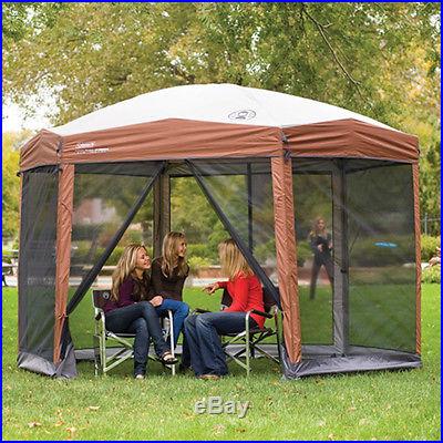 Coleman Tents 12 x 10 Screened Canopy Gazebo Instant Canopy Tent Outdoor Canopy
