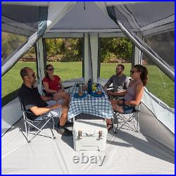 Connect Tent Canopy Outdoor Screen House With 2 Doors Camping Travel Trail 7Person