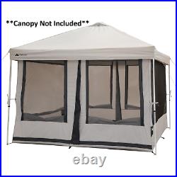 Connect Tent Canopy Outdoor Screen House With 2 Doors Camping Travel Trail 7Person