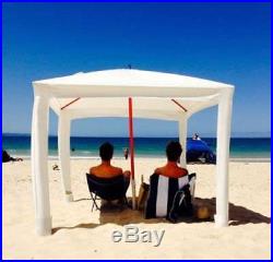 Cool Cabanas, Worlds Best Beach Sun Shelter, Beach Tents, Navy, White, Blue Strips