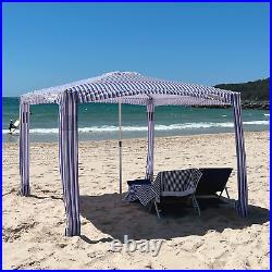 Coolcabana 5 Beach Cabana Sun Shade Shelter Tent, 8' X 8