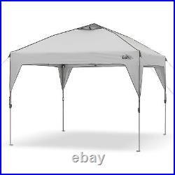 Core 10' x 10' Instant Shelter Pop-Up Canopy Tent with Wheeled Carry Bag, Grey