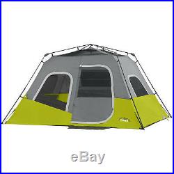 Core 6 Person Instant Cabin Tent 11' x 9' Outdoor Camping Easy Setup Dome Tents