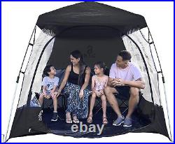CoverU Tent Pod SUN Protection-Pop Up 2 Person Hot Climate Canopy Shelter, Black