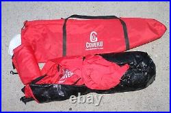 Coveru 3-4 Person Sports Weather Protection Tent Pod Red Brand New