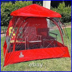 Coveru 3-4 Person Sports Weather Protection Tent Pod Red Brand New