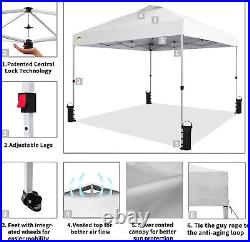 Crown Shades 10X10 Pop up Canopy outside Canopy, Patented One Push Tent Canopy w