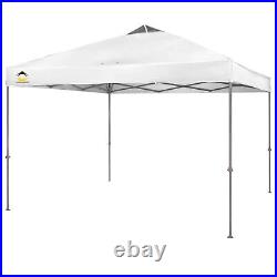Crown Shades 10 x 10 Foot Instant Pop Up Folding Shade Canopy withCarry Bag, White