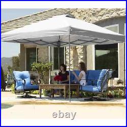 Crown Shades 10 x 10 Foot Instant Pop Up Folding Shade Canopy withCarry Bag, White