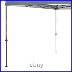 Crown Shades 10' x 10' Instant Pop Up Folding Shade Canopy with Carry Bag, Grey