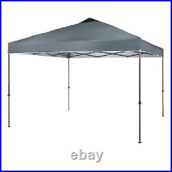 Crown Shades 10' x 10' Instant Pop Up Shade Canopy with Carry Bag, Grey (Used)