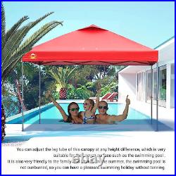 Crown Shades 10x10 Ft Instant Pop Up Shade Canopy & Carry Bag, Red (Used)