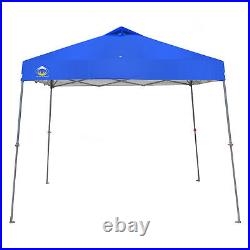 Crown Shades 11' x 11' Base 9' x 9' Top Instant Pop Up Canopy withCarry Bag, Blue
