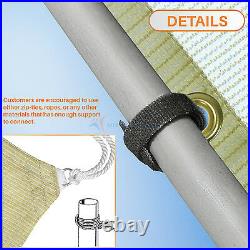 Customize 6' FT Solid Straight Edge Hemmed Sun Shade Sail Canopy Cloth 240GSM