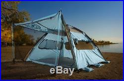 Deluxe XL Cabana Style Beach Canopy Tent, Camping Fishing Picnic UV Shade Shelter