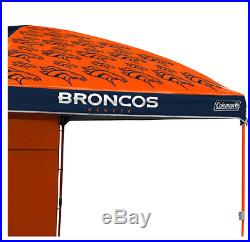 Denver Broncos NFL 10' x 10' Dome Tailgate Party Canopy Logo Wall Tent Carry Bag