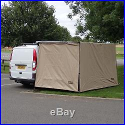Direct4x4 Expedition Pullout Awning 2.5mx2.2m Desert Sand Side Wall Windbreak