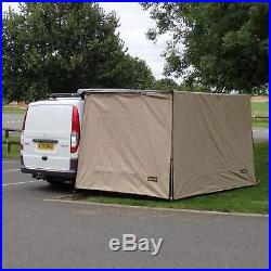 Direct4x4 Expedition Pullout Awning 2.5mx2.2m Granite Grey Side Windbreak Wall