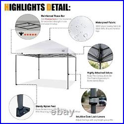 Durable Easy Pop Up Canopy Tent 12x12ftwhite