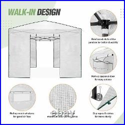 EAGLE PEAK 10'x 10' Portable Walk-in Greenhouse Instant Pop-up Easy Setup