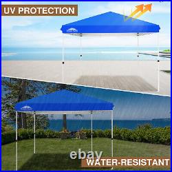 EAGLE PEAK 10x10 Outdoor Pop up Canopy, Instant Outdoor Canopy Tent