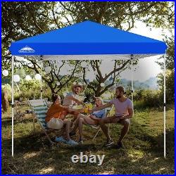 EAGLE PEAK 10x10 Outdoor Pop up Canopy, Instant Outdoor Canopy Tent