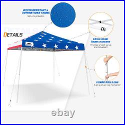 EAGLE PEAK 10x10 Slant Leg Pop-up Canopy Tent