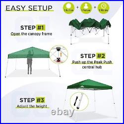 EAGLE PEAK 11x11 Slant Leg Pop-up Canopy Tent