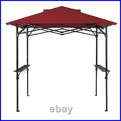 EAGLE PEAK 8x5 Pop up Grill Gazebo BBQ Canopy with Air Vent