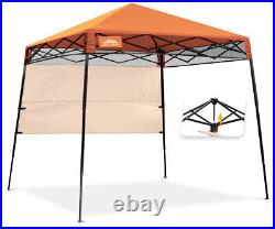 EAGLE PEAK Day Tripper 8x8 Slant Leg Lightweight Portable Canopy with Backpack