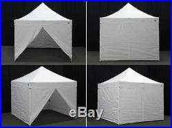 EZ POP Up CANOPY 10x10 Commercial Display Tent WithEnclosure Side Walls+Carry Bag
